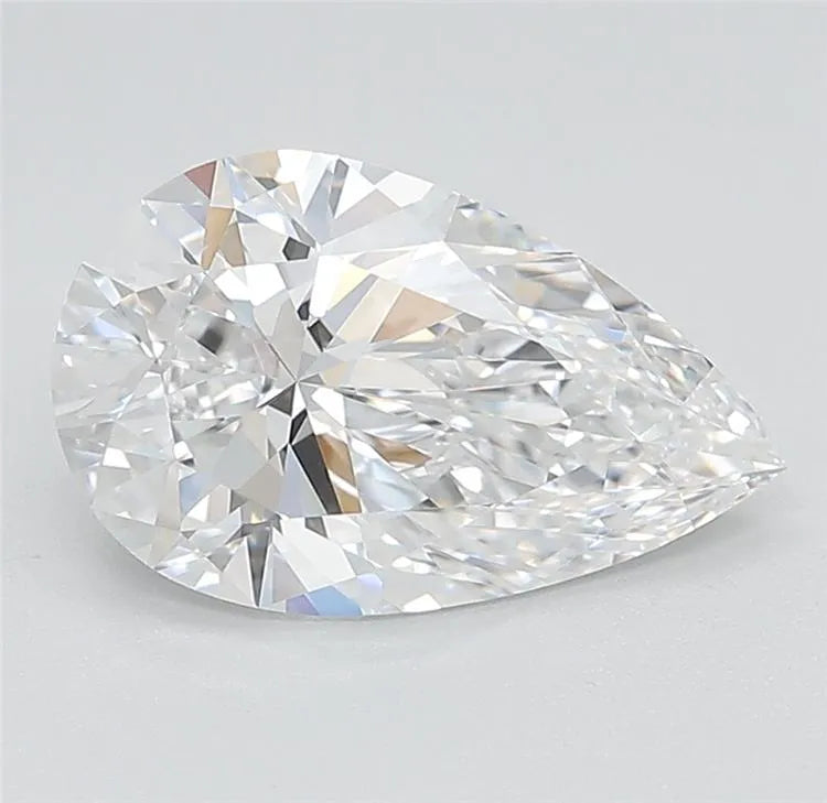 2.10ct Pear Lab Grown Diamond (Colour D, Clarity VVS1, Cut EX, IGI Certified)