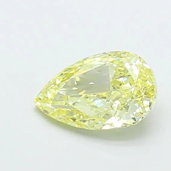 1.05ct Pear Lab Grown Diamond (Colour Fancy Yellow, Clarity VVS2, IGI Certified)