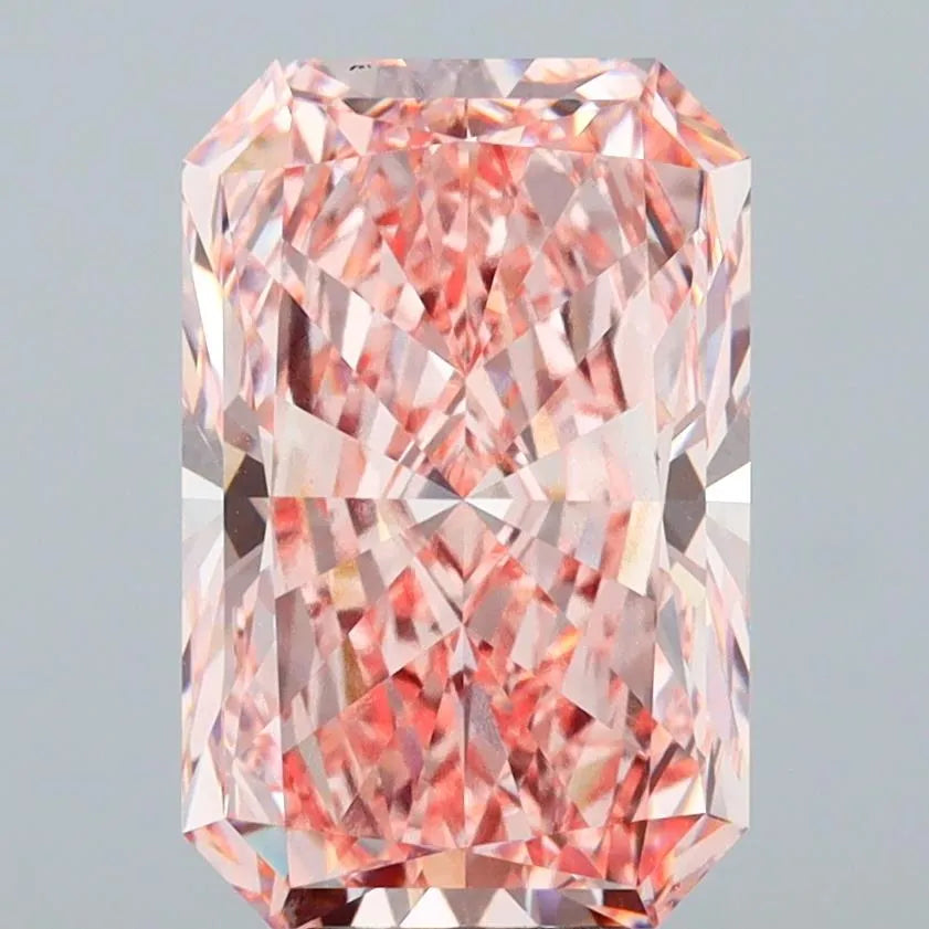 10.03ct Radiant Lab Grown Diamond (Colour Fancy Vivid Pink, Clarity VVS2, IGI Certified)