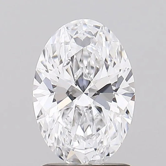 1,43 ct ovaler, im Labor gezüchteter Diamant (Farbe D, Reinheit IF, IGI-zertifiziert)
