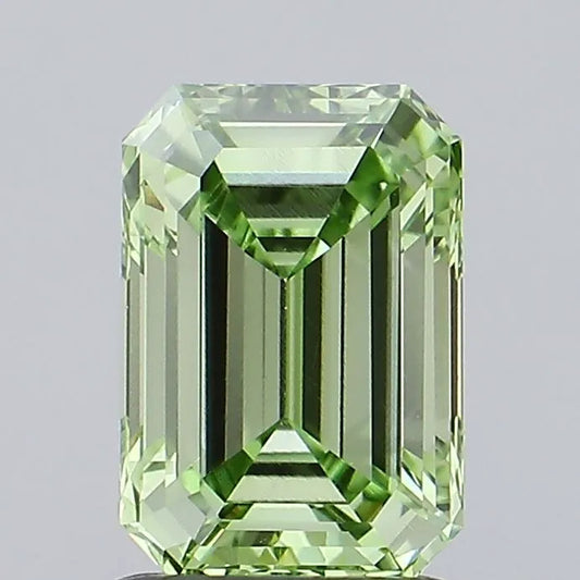 1.50ct Emerald Lab Grown Diamond (Colour Fancy Intense Green, Clarity VS1, IGI Certified)
