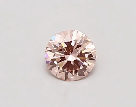 0.30ct Round Lab Grown Diamond (Colour Fancy Intense Pink, Clarity VVS2, Cut EX, IGI Certified)