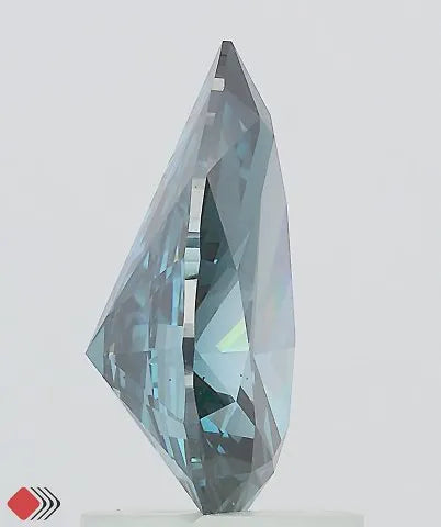 1.90ct Pear Lab Grown Diamond (Colour Fancy Deep Blue, Clarity VS2, IGI Certified)