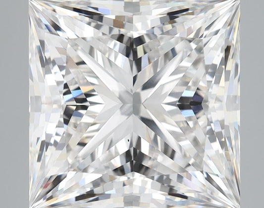 Lab-Grown Princess Diamond - 8.74 Carats, F Color, VS1 Clarity - Certified by IGI - Report Number: LG596319694