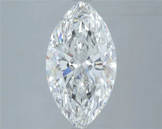 3,34 ct Marquise-Diamant im Labor (Farbe E, Reinheit VVS1, IGI-zertifiziert)
