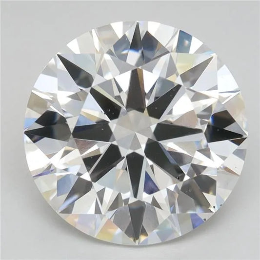 5,06 ct runder, im Labor gezüchteter Diamant (Farbe E, Reinheit VS2, Schliff-ID, IGI-zertifiziert)