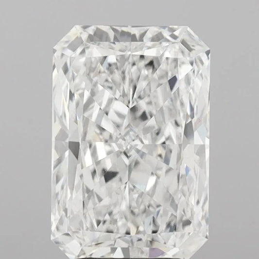 3.75ct Radiant Lab Grown Diamond (Colour E, Clarity VVS2, IGI Certified)