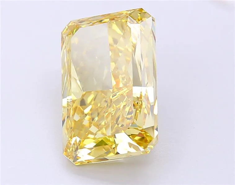 7.03ct Radiant Lab Grown Diamond (Colour Fancy Vivid Yellow, Clarity VVS2, IGI Certified)