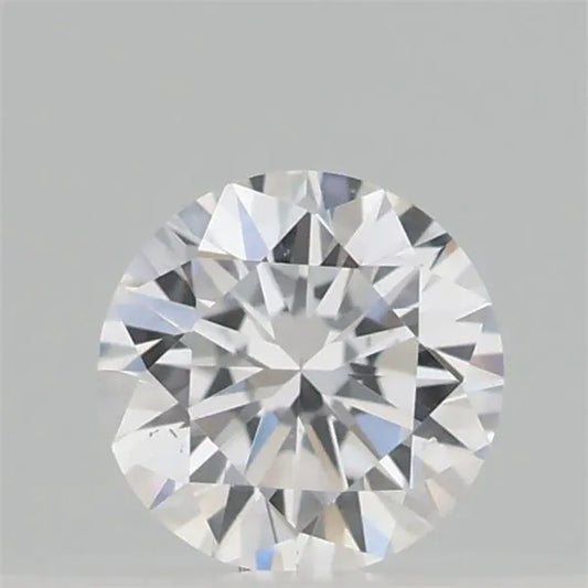 0,13 ct runder, im Labor gezüchteter Diamant (Farbe D, Reinheit VS2, Schliff EX, IGI-zertifiziert)