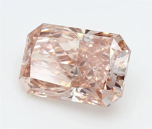 3,03 ct strahlender, im Labor gezüchteter Diamant (Farbe: Fancy Intense Brownish Pink, Reinheit: VS2, IGI-zertifiziert)