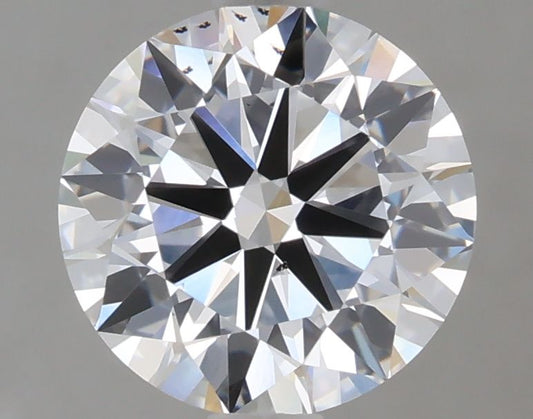 Lab-Grown Round Diamond - 1.53 Carats, D Color, VS2 Clarity - Certified by IGI - Report Number: LG656481699