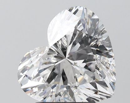 Lab-Grown Heart Diamond - 3.01 Carats, E Color, VS2 Clarity - Certified by IGI - Report Number: LG687523159