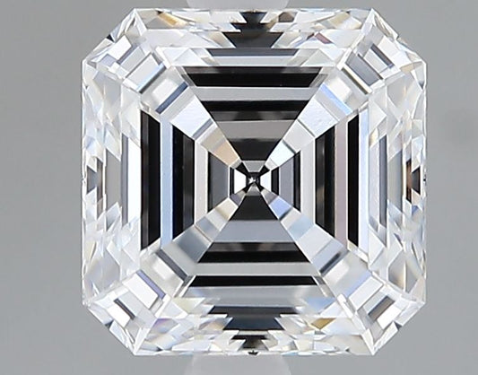 Lab-Grown Asscher Diamond - 2.09 Carats, E Color, VS1 Clarity - Certified by GIA - Report Number: 2486211953