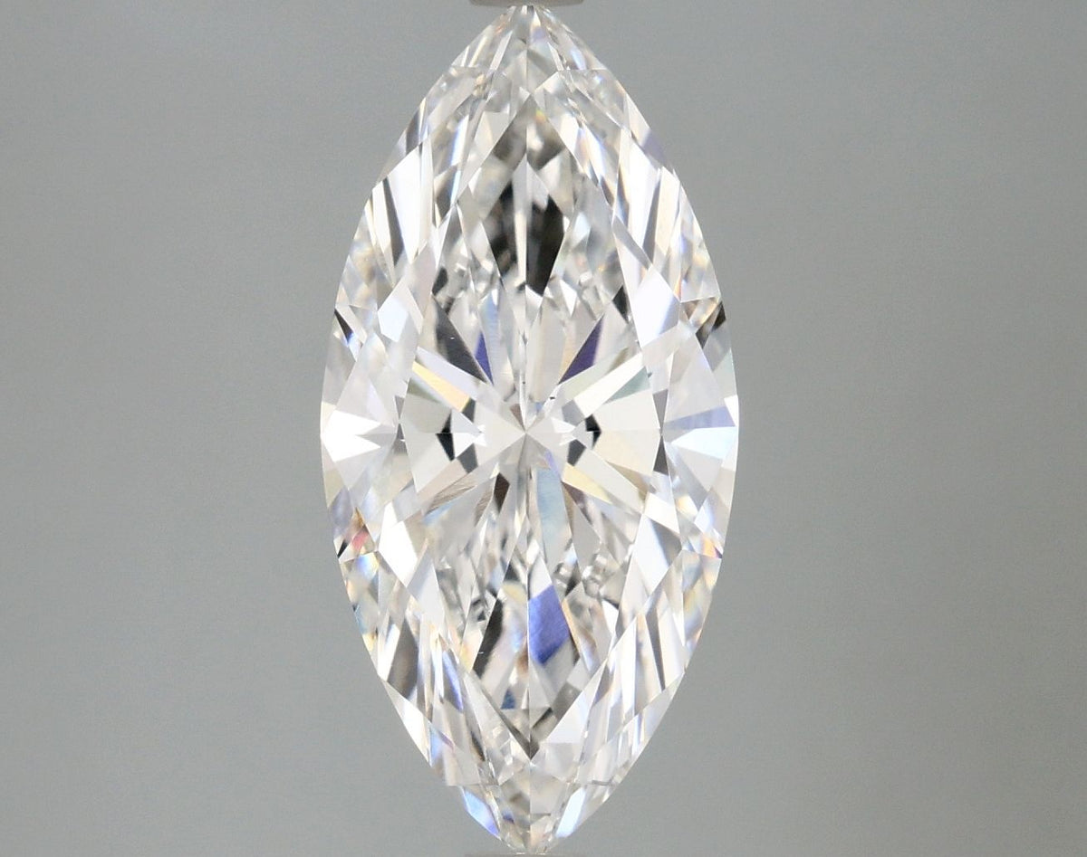 Lab-Grown Marquise Diamond - 2.96 Carats, F Color, VS1 Clarity - Certified by IGI - Report Number: LG670424179