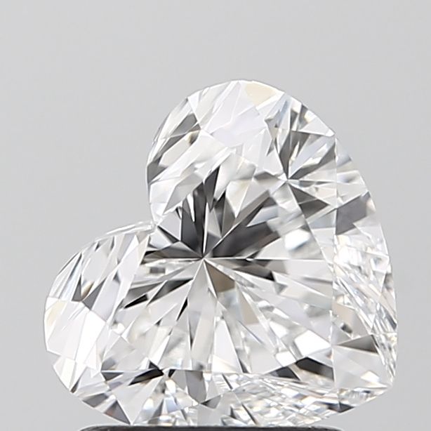Lab-Grown Heart Diamond - 1.51 Carats, D Color, VVS2 Clarity - Certified by IGI - Report Number: LG623433851