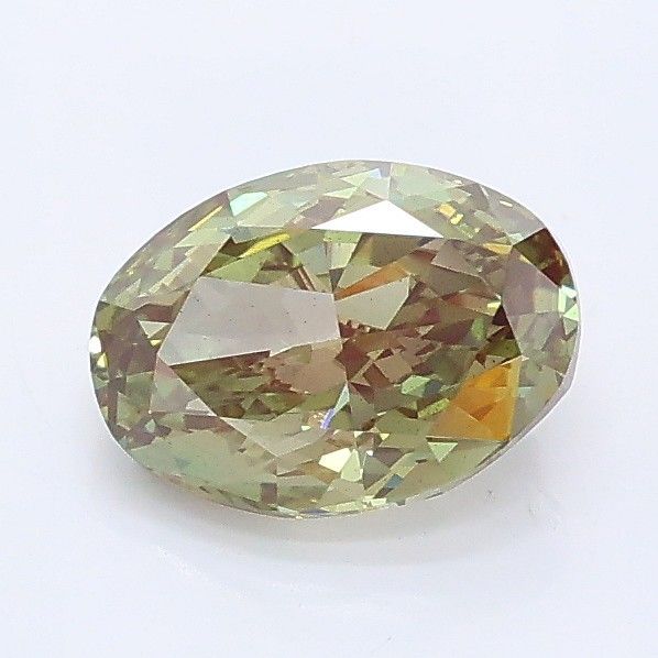 Oval 1.02ct Fancy Vivid Green VS2 - Cut • IGI • LG801680121