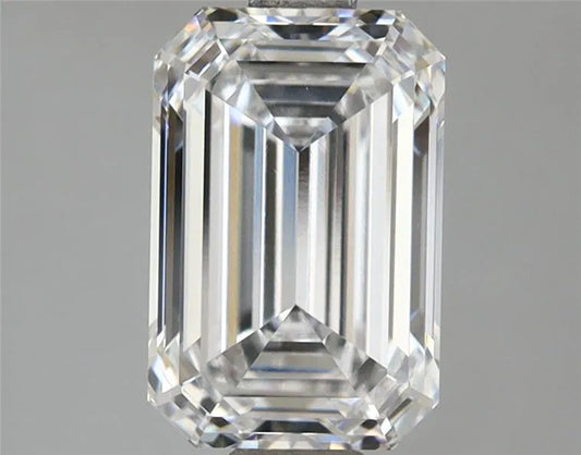 2,05 ct Smaragd, im Labor gezüchteter Diamant (Farbe D, Reinheit VVS1, IGI-zertifiziert)
