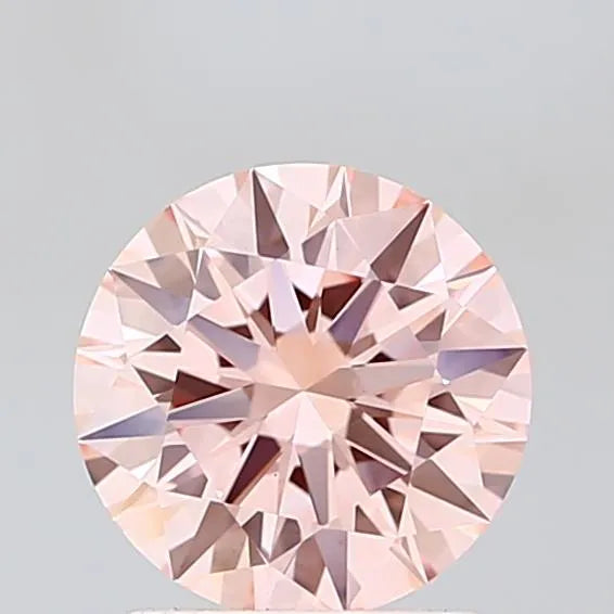 1,51 ct runder, im Labor gezüchteter Diamant (Farbe: Fancy Intense Pink, Reinheit: VS1, Schliff: ID, IGI-zertifiziert)