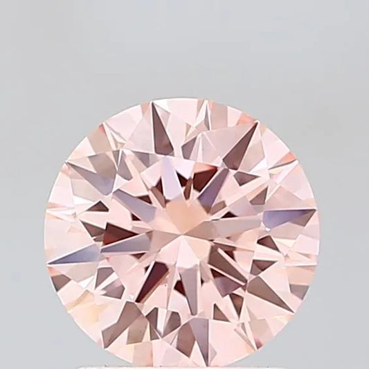 1.51ct Round Lab Grown Diamond (Colour Fancy Intense Pink, Clarity VS1, Cut ID, IGI Certified)