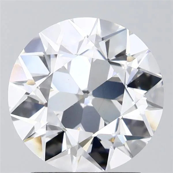 Diamant de laboratoire taille européenne de 1,90 ct (couleur F, pureté VVS2, certifié IGI)