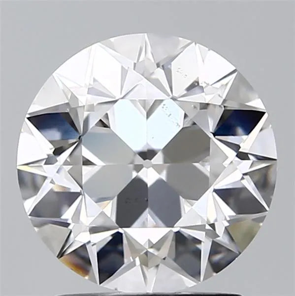 2,01 ct, im Labor gezüchteter Diamant im europäischen Schliff (Farbe E, Reinheit VS2, IGI-zertifiziert)