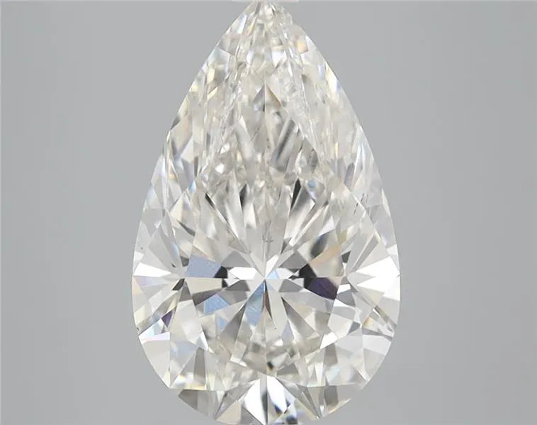 2,54 ct birnenförmiger, im Labor gezüchteter Diamant (Farbe G, Reinheit VS2, IGI-zertifiziert)