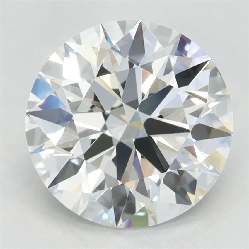 2,62 ct runder, im Labor gezüchteter Diamant (Farbe D, Reinheit VVS1, Schliff EX, GIA-zertifiziert)