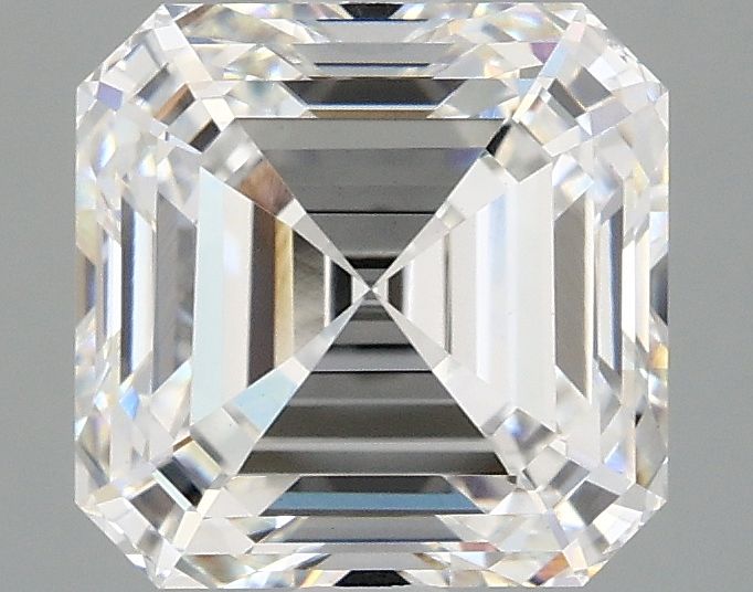 Lab-Grown Asscher Diamond - 3.02 Carats, E Color, VVS2 Clarity - Certified by IGI - Report Number: LG677562714