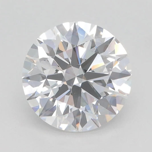 3,05 ct runder, im Labor gezüchteter Diamant (Farbe D, Reinheit VVS2, Schliff EX, GIA-zertifiziert)