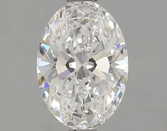 1,38 ct ovaler, im Labor gezüchteter Diamant (Farbe D, Reinheit IF, IGI-zertifiziert)