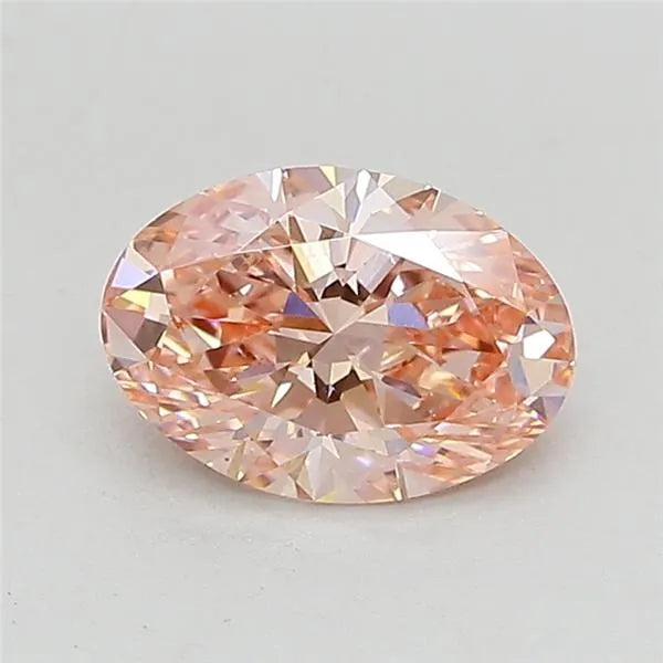 1.02ct Oval Lab Grown Diamond (Colour Fancy Vivid Pink, Clarity VVS2, IGI Certified)