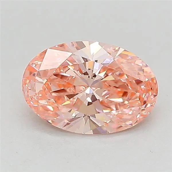 1.03ct Oval Lab Grown Diamond (Colour Fancy Vivid Pink, Clarity VVS2, IGI Certified)