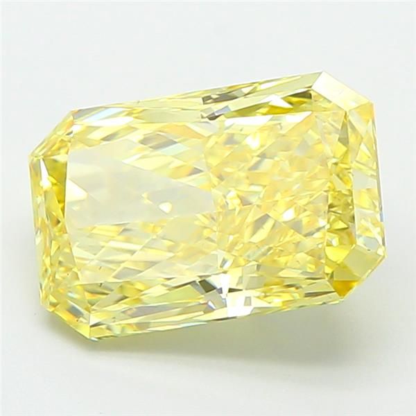 Radiant 3.04ct Fancy Intense Yellow VS1 - Cut • IGI • LG813661860