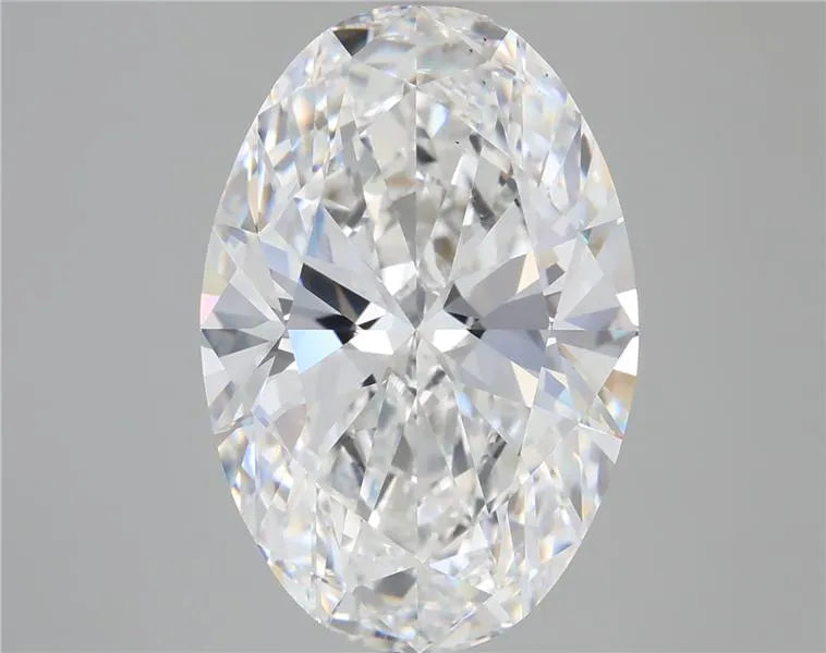 Diamant ovale de 5,08 ct (couleur D, pureté VS1, certifié IGI)