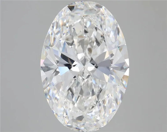 5,08 ct ovaler, im Labor gezüchteter Diamant (Farbe D, Reinheit VS1, IGI-zertifiziert)