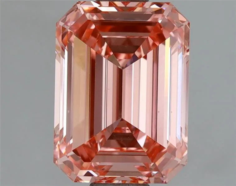 2.00ct Emerald Lab Grown Diamond (Colour Fancy Vivid Pink, Clarity VS2, IGI Certified)