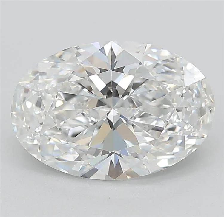 2,33 ct ovaler, im Labor gezüchteter Diamant (Farbe E, Reinheit IF, Schliff EX, IGI-zertifiziert)