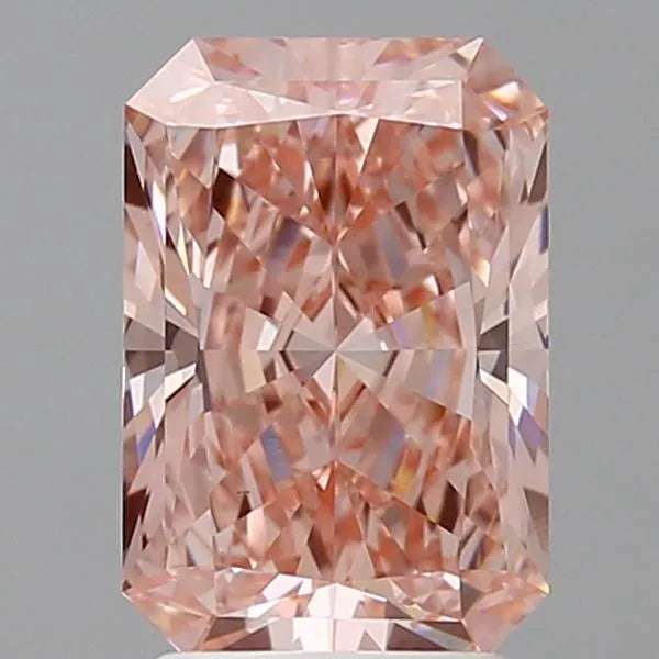 2.56ct Radiant Lab Grown Diamond (Colour Fancy Vivid Pink, Clarity VS1, IGI Certified)