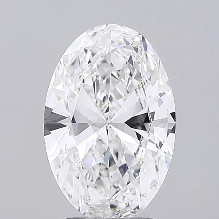 3.00ct Oval Lab Grown Diamond (Colour E, Clarity VS1, IGI Certified)