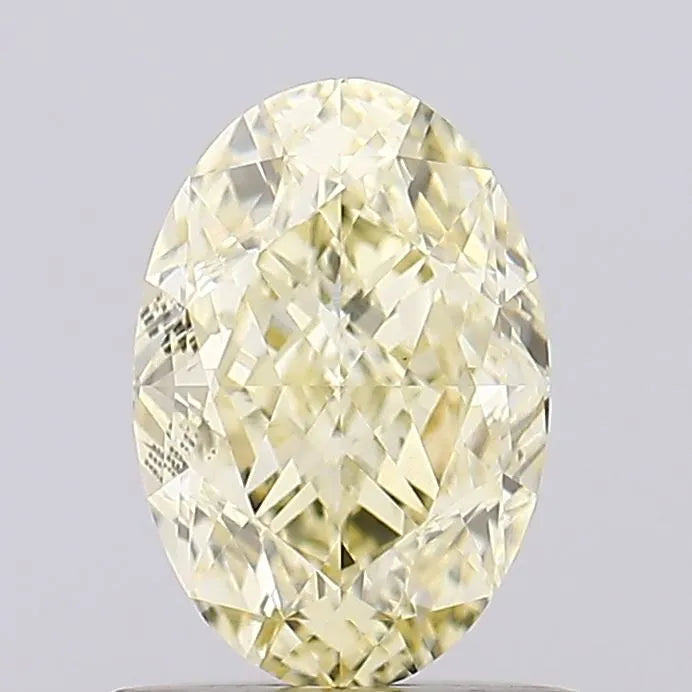 1.02ct Oval Lab Grown Diamond (Colour Fancy Yellow, Clarity VS1, IGI Certified)