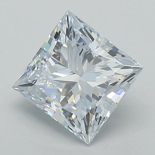 2,00 ct Princess-Labordiamant (Farbe G, Reinheit VVS2, Schliff EX, IGI-zertifiziert)