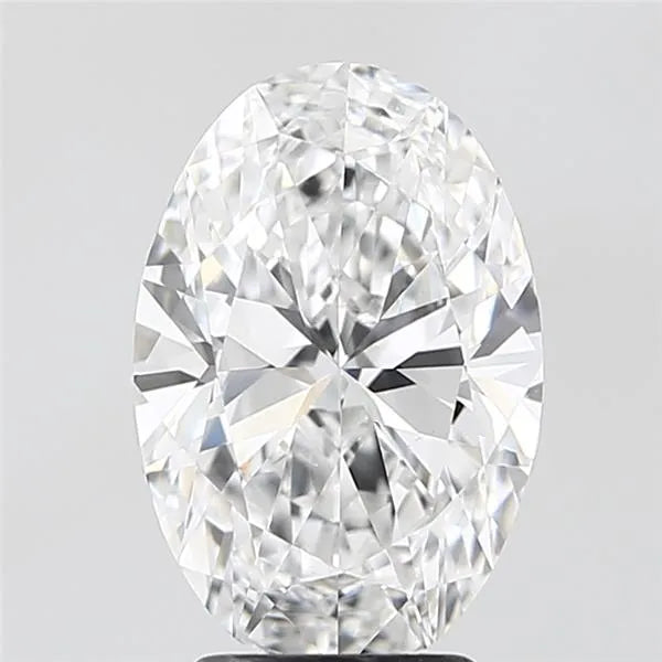 3.00ct Oval Lab Grown Diamond (Colour D, Clarity VVS2, IGI Certified)
