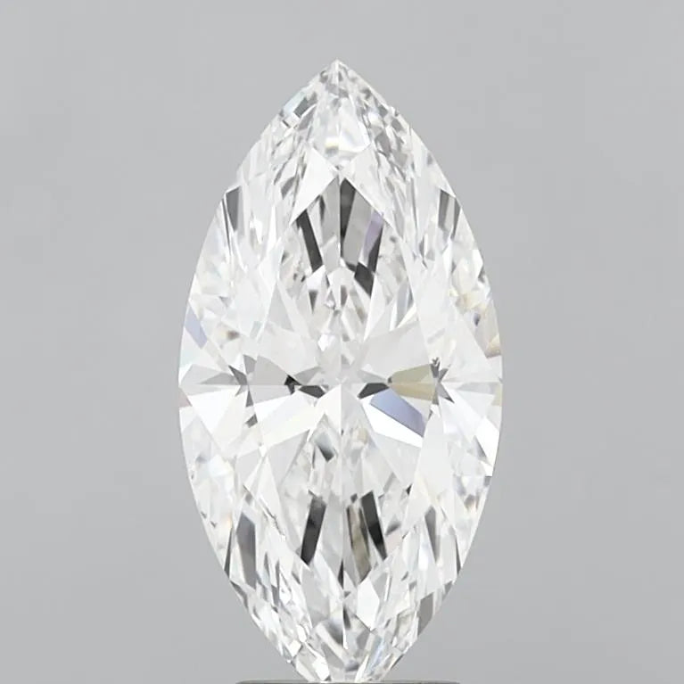 3.06ct Marquise Lab Grown Diamond (Colour D, Clarity VVS2, IGI Certified)