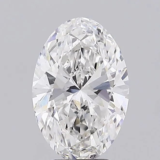 2.50ct Oval Lab Grown Diamond (Colour F, Clarity VS1, IGI Certified)