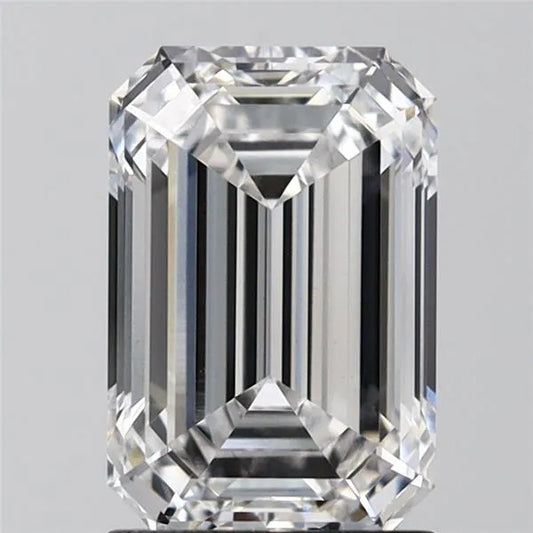 2.02ct Emerald Lab Grown Diamond (Colour E, Clarity VVS1, IGI Certified)