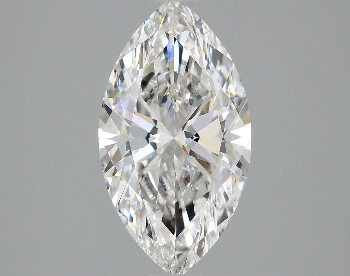 Lab-Grown Marquise Diamond - 1.96 Carats, E Color, VS2 Clarity - Certified by IGI - Report Number: LG662437606