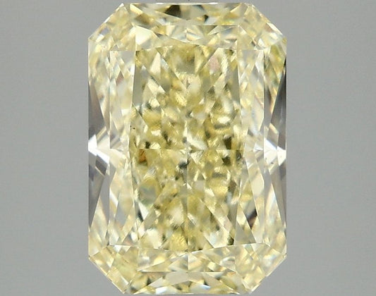 Lab-Grown Radiant Diamond - 2.99 Carats, Fancy Intense Yellow Color, VS2 Clarity - Certified by IGI - Report Number: LG685535374