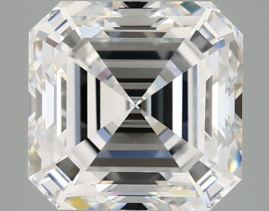 Lab-Grown Asscher Diamond - 3.07 Carats, E Color, VVS2 Clarity - Certified by IGI - Report Number: LG678544805