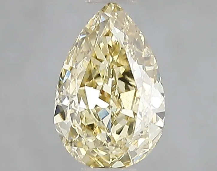 1.00ct Pear Lab Grown Diamond (Colour Fancy Intense Yellow, Clarity VS2, Cut GD, IGI Certified)
