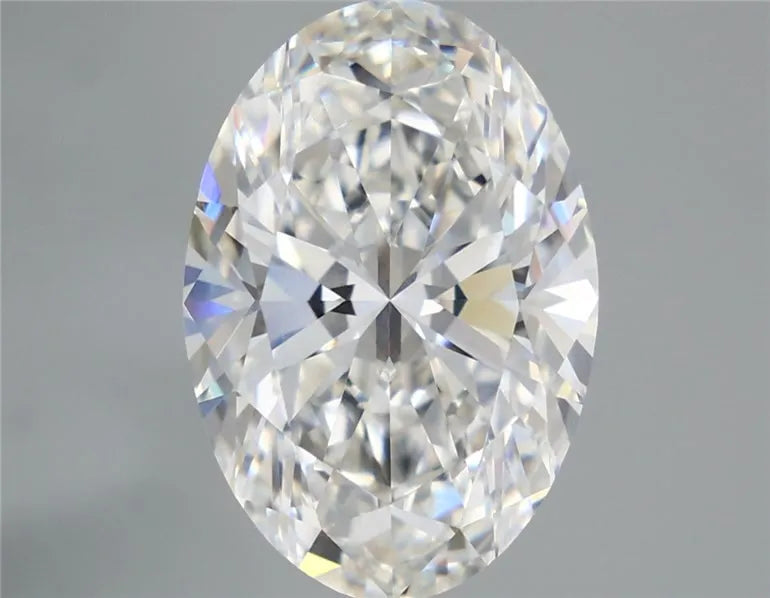 6.33ct Oval Lab Grown Diamond (Colour F, Clarity VVS2, IGI Certified)